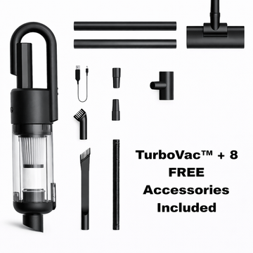 TurboVac + 8 FREE Accessories Included