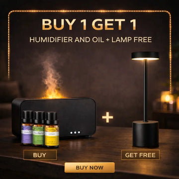 CalmAura Home Humidifier and oil + Lamp FREE